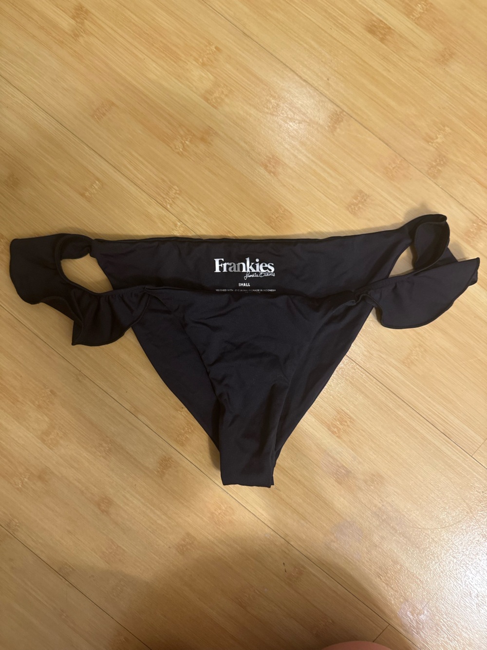 Frankie's Bikinis Black Bikini Bottom